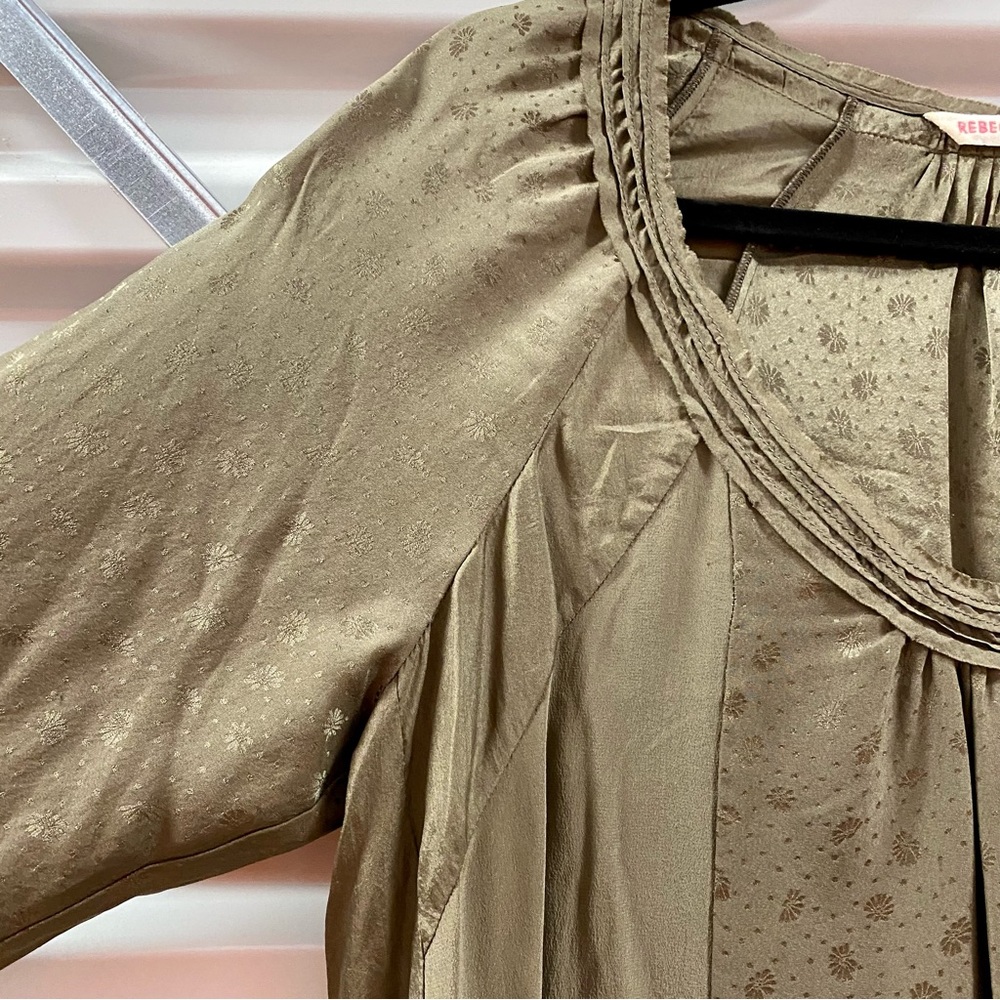 REBECCA TAYLOR SILK TUNIC DRESS - Picture 3 of 11